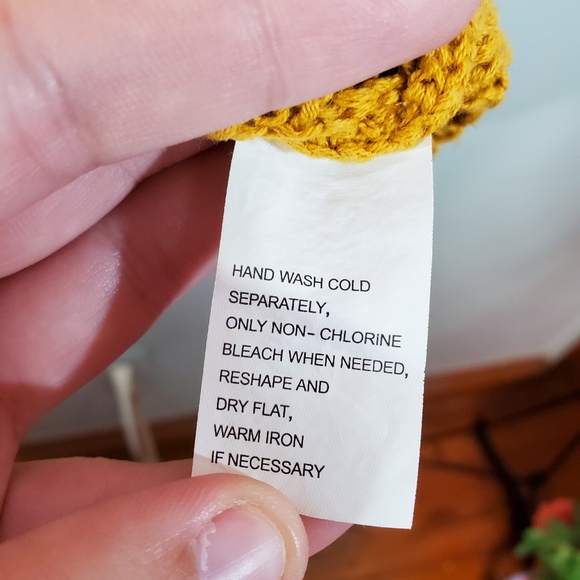 Jeanne Pierre Yellow Knit Sweater Dress M - Picture 12 of 12